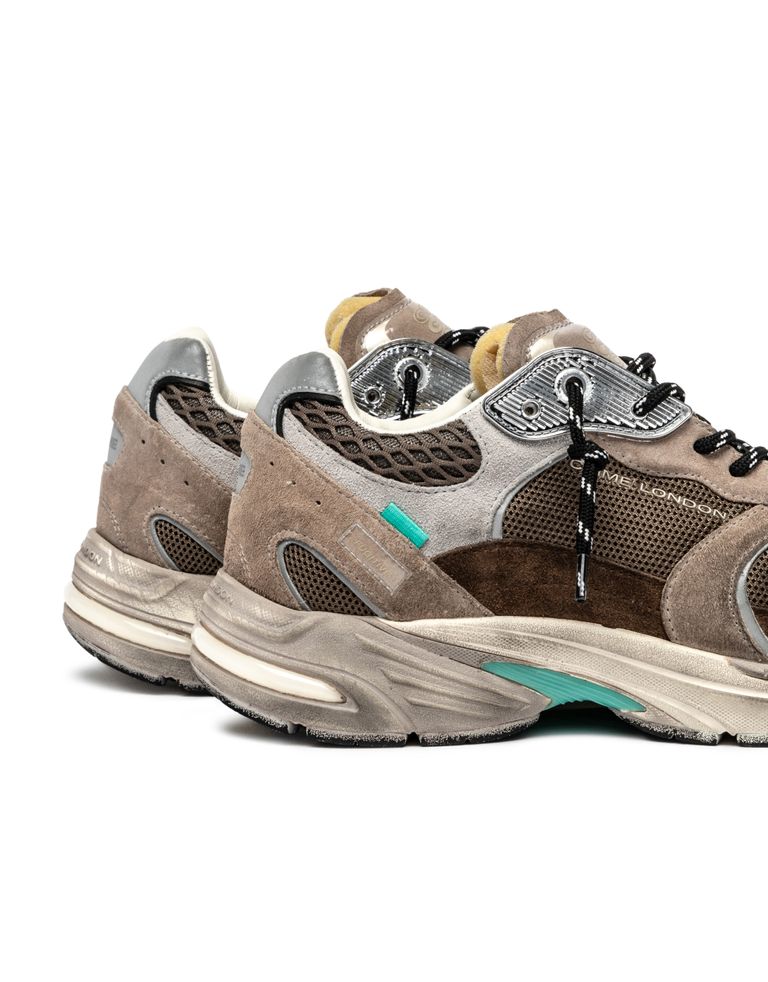 נעלי גברים - Crime London - סניקרס BARY - חום4