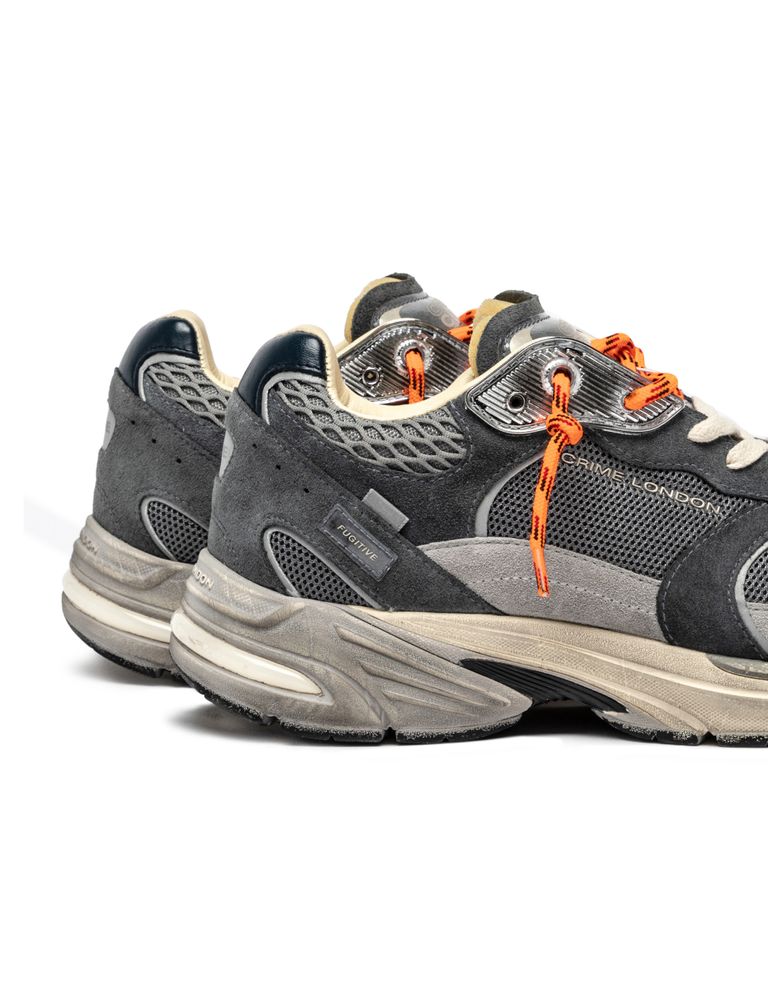 נעלי גברים - Crime London - סניקרס BARY - אפור4