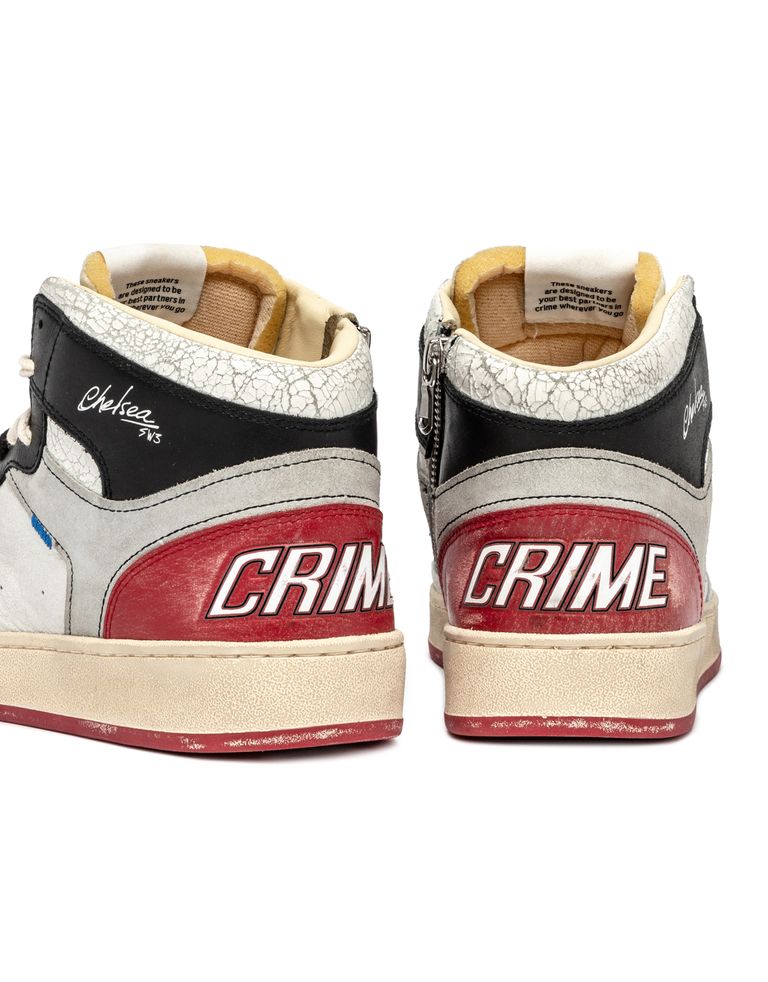 נעלי גברים - Crime London - סניקרס גבוהות LENNOX - לבן   שחור3
