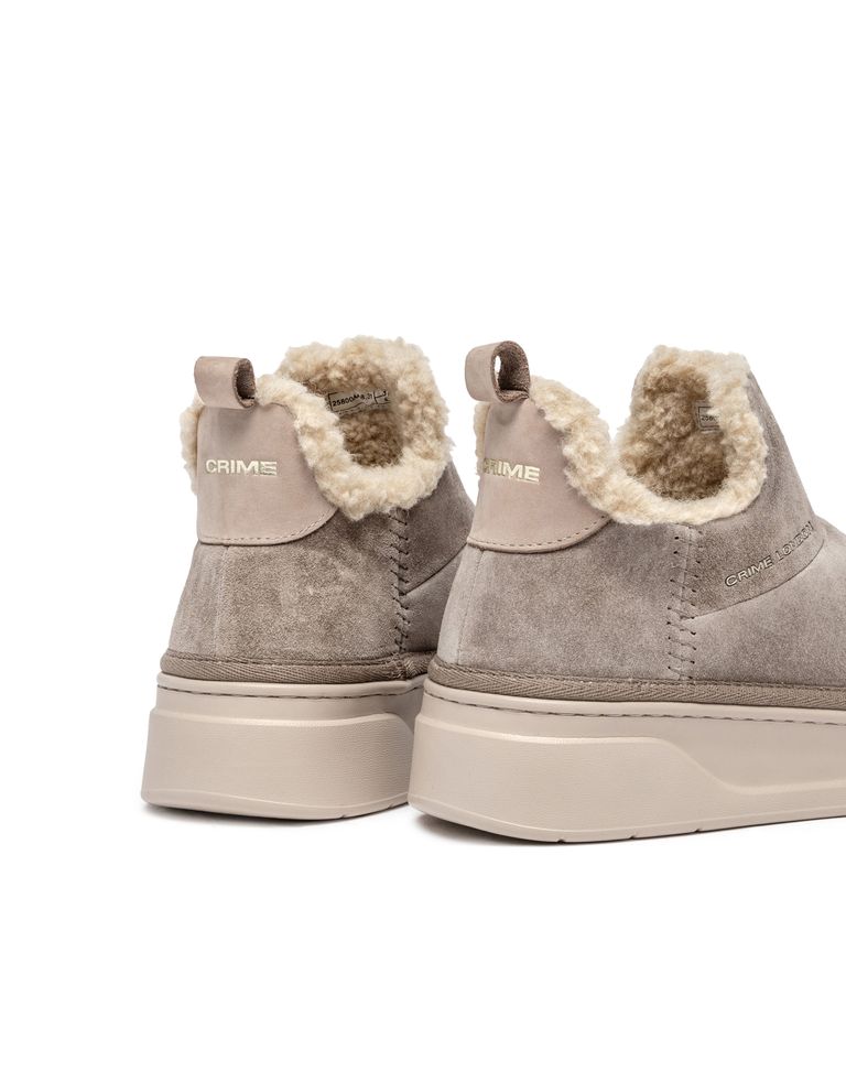 נעלי נשים - Crime London - מגפונים ABBEY - אפור4