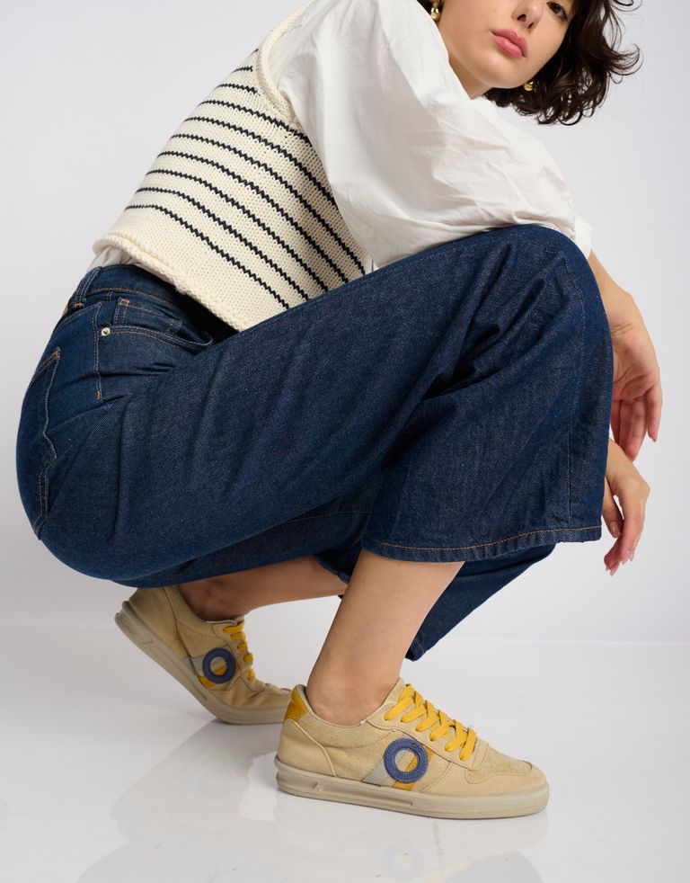 נעלי נשים - Aro - סניקרס קנבס FINCA - בז'1