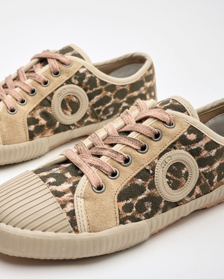 נעלי נשים - Aro - סניקרס מנומרות CHARLIE - בז'3