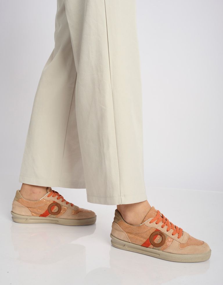 נעלי נשים - Aro - סניקרס קנבס FINCA - כתום3