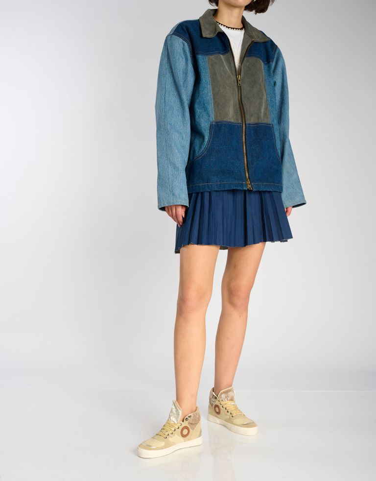 נעלי נשים - Aro - סניקרס גבוהות מעור EMMA - בז'4