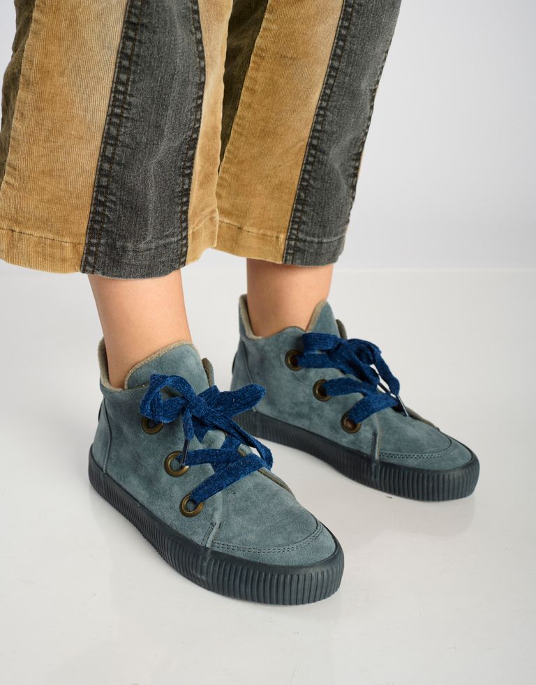 נעלי נשים - Aro - מגפונים עם שרוכים NOELLE - כחול3