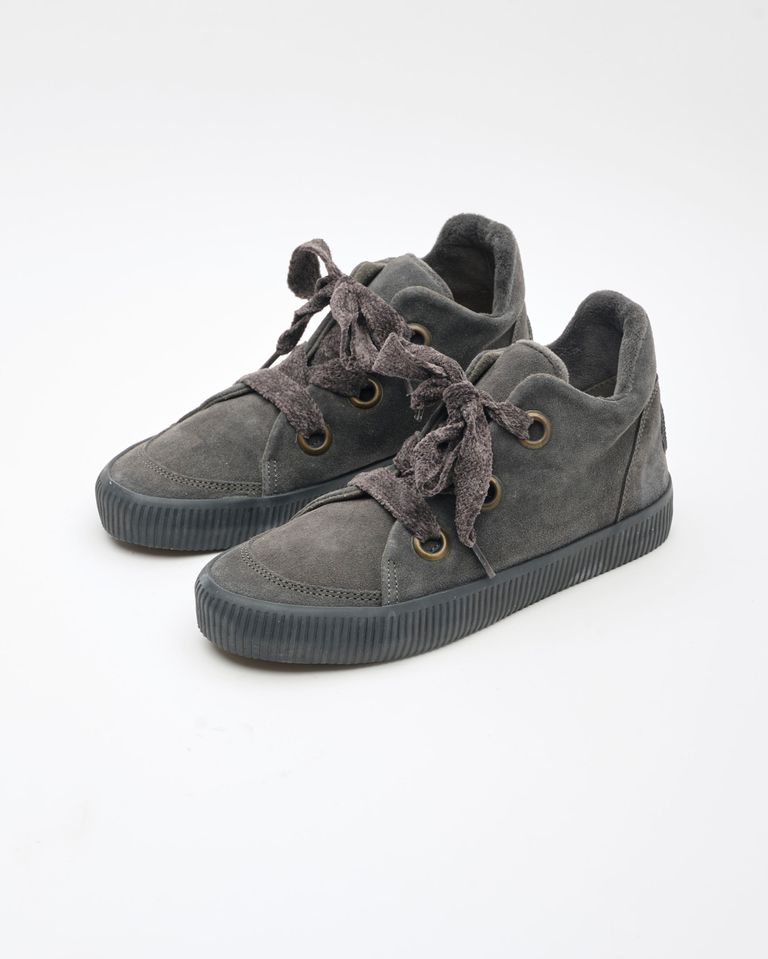 נעלי נשים - Aro - מגפונים עם שרוכים NOELLE - אפור3