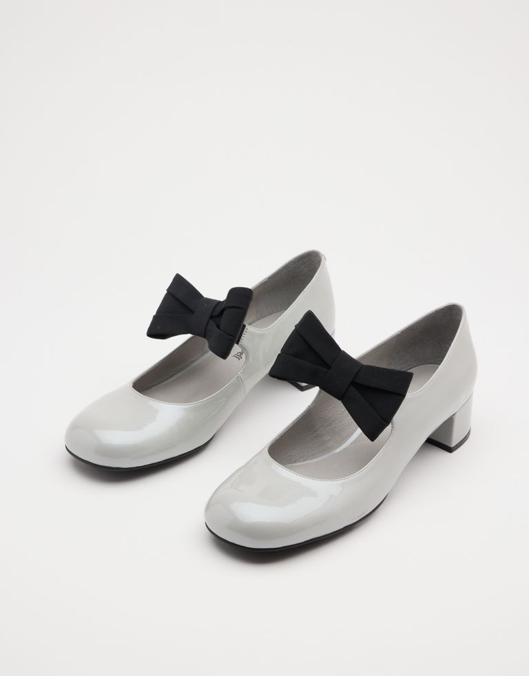 נעלי נשים - Jeffrey Campbell - נעלי בובה CLASSY-B - אפור3