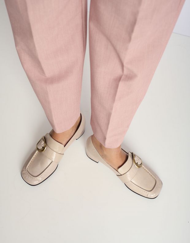 נעלי נשים - Jeffrey Campbell - נעלי מוקסין DOCILE - אפור