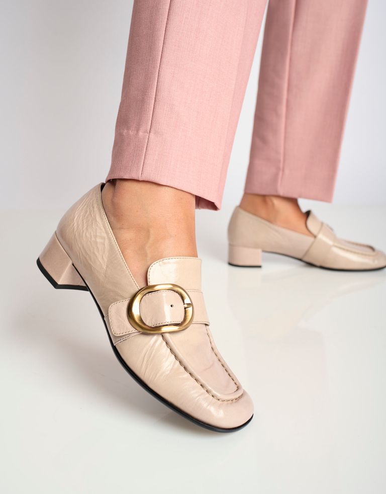 נעלי נשים - Jeffrey Campbell - נעלי מוקסין DOCILE - אפור3