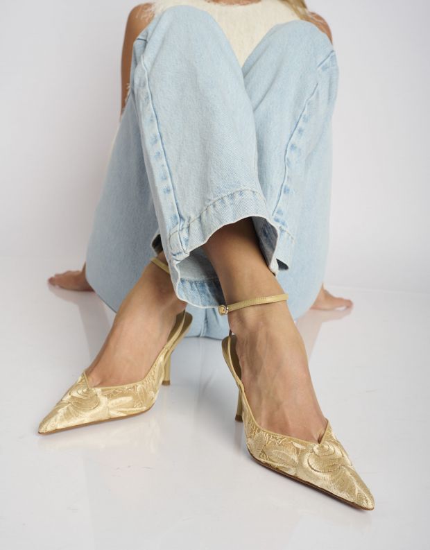 נעלי נשים - Jeffrey Campbell - נעלי סירה תחרה EXEC-L - ניוד