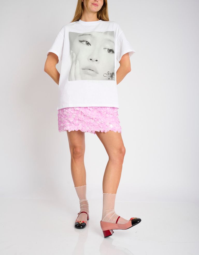 נעלי נשים - Jeffrey Campbell - נעלי בובה JITTERBURG - ורוד   אדום3