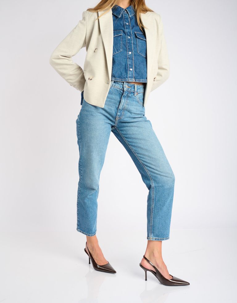 נעלי נשים - Jeffrey Campbell - נעלי סירה עם עקב LOFFICEL - חום3