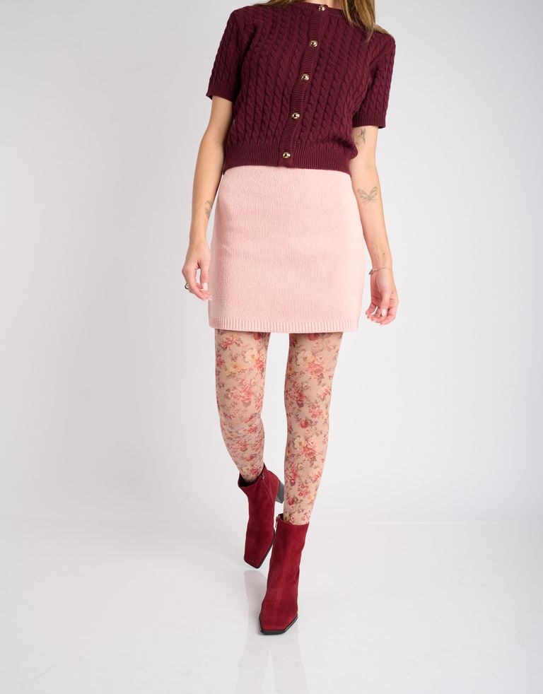 נעלי נשים - Jeffrey Campbell - מגפוני זמש SLIQUE - בורדו4