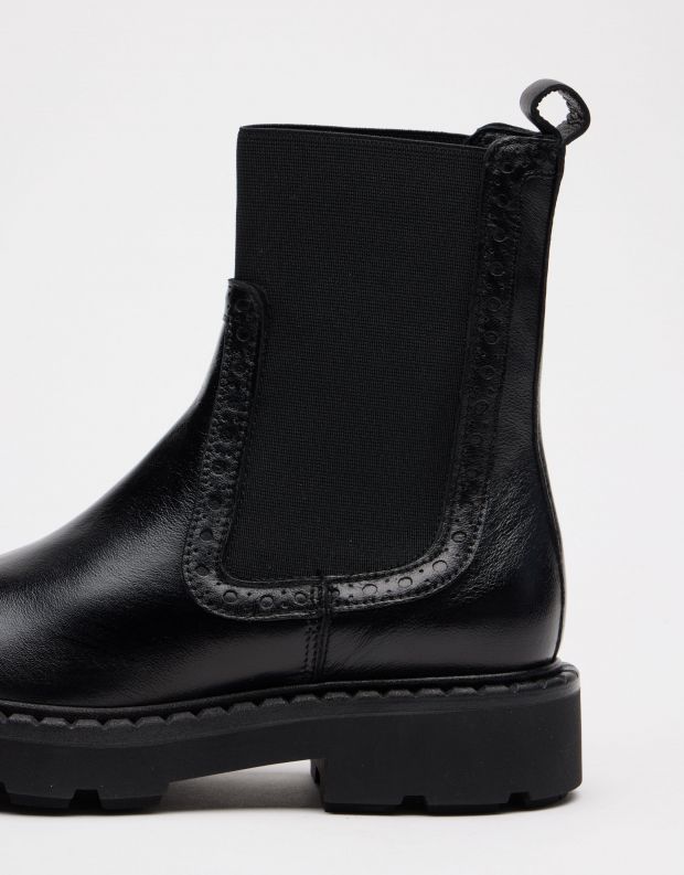 נעלי נשים - Mjus - מגפוני צ'לסי REBECCA - שחור