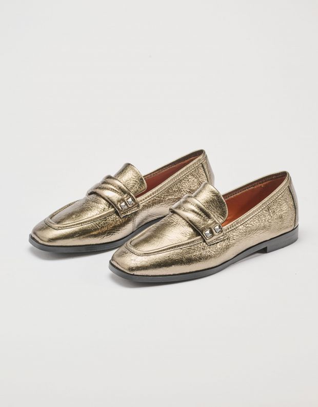 נעלי נשים - Mjus - נעלי מוקסין VOLTERRA - ברונזה