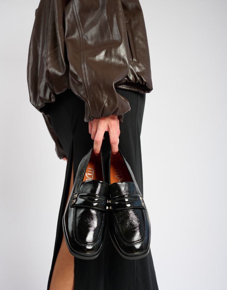 נעלי נשים - Mjus - נעלי מוקסין VOLTERRA - שחור