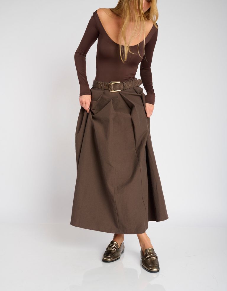 נעלי נשים - Mjus - נעלי מוקסין VOLTERRA - ברונזה2