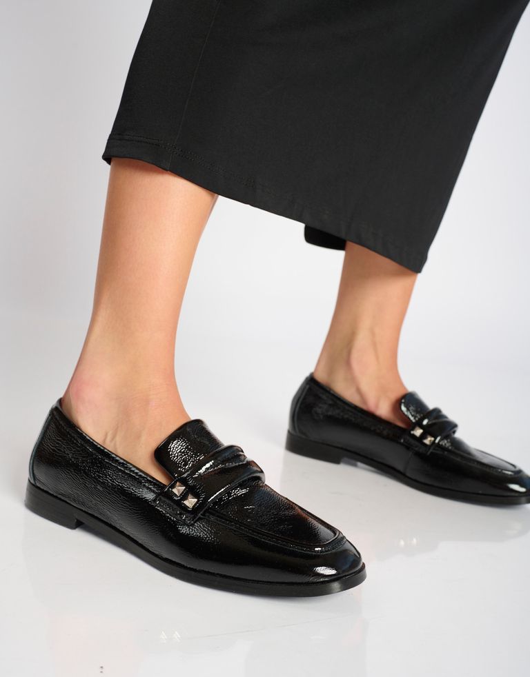 נעלי נשים - Mjus - נעלי מוקסין VOLTERRA - שחור3