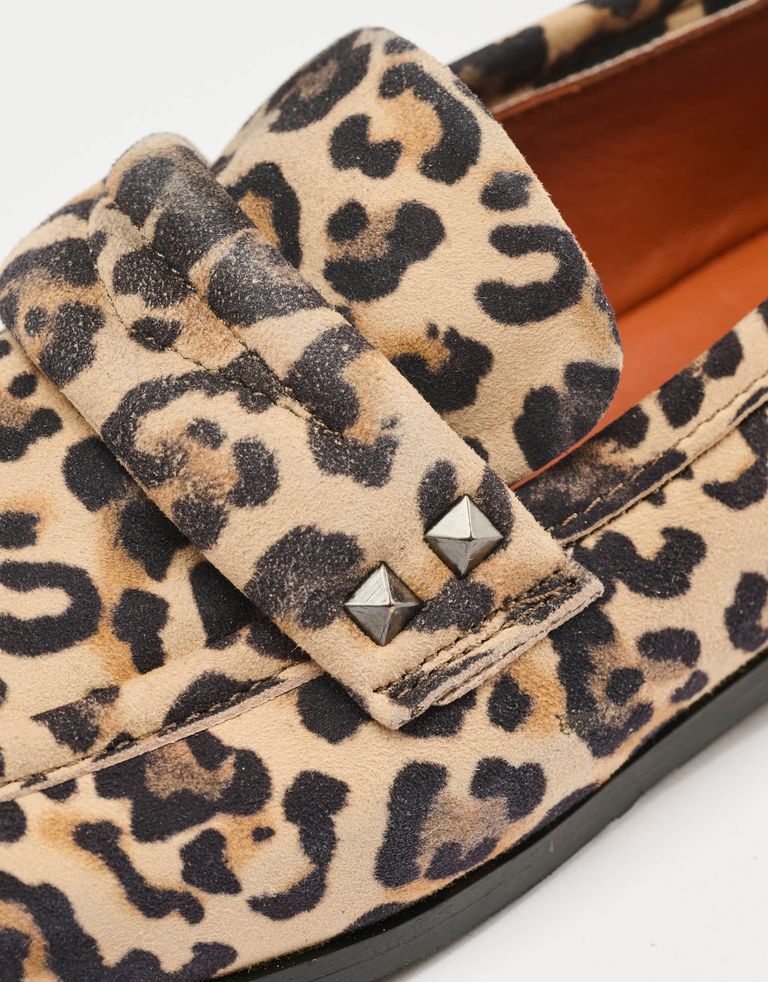 נעלי נשים - Mjus - נעלי מוקסין VOLTERRA - נמר4