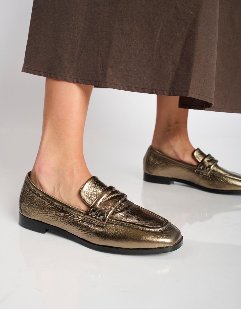 נעלי נשים - Mjus - נעלי מוקסין VOLTERRA - ברונזה4