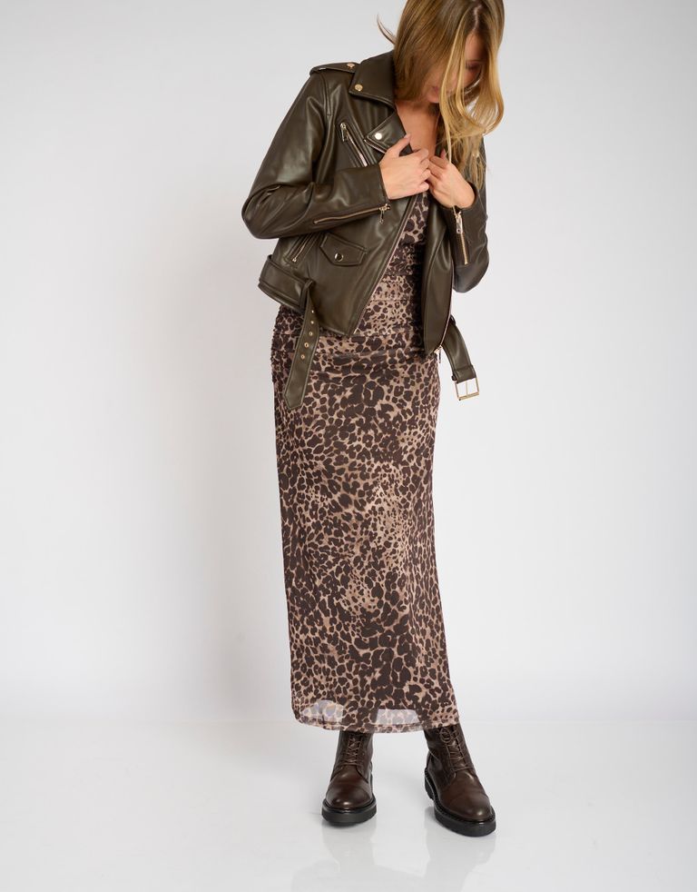 נעלי נשים - Mjus - מגפונים עם שרוכים REBECCA - חום2