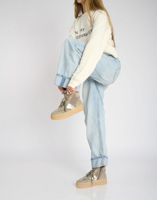 נעלי נשים - Mjus - סניקרס טדי גבוהות LURDES - אפור