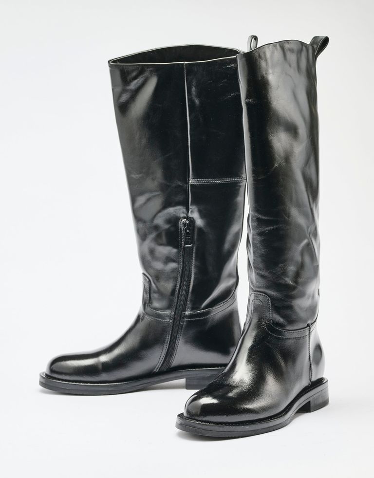 נעלי נשים - Mjus - מגפיים מעור BEATA - שחור3