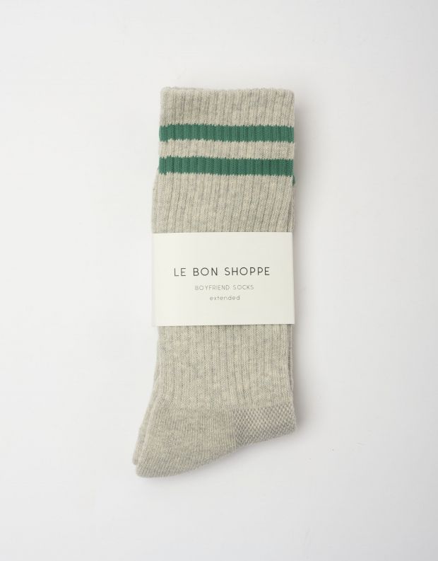 נעלי גברים - Le Bon Shoppe - גרביים EXTEND BOYFRIEND - אפור בהיר