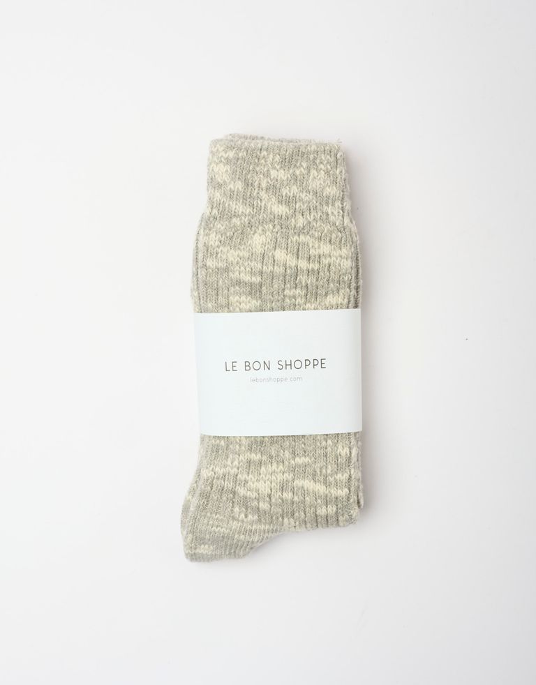 נעלי נשים - Le Bon Shoppe - גרביים COTTAGE - אפור בהיר