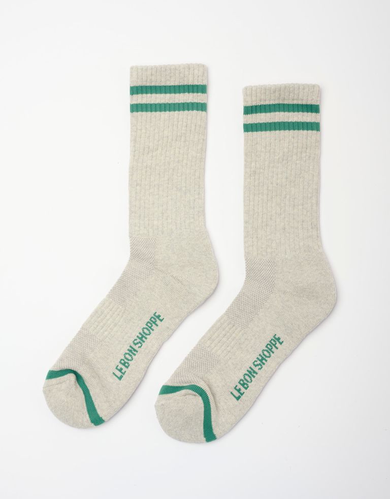 נעלי גברים - Le Bon Shoppe - גרביים EXTEND BOYFRIEND - אפור בהיר2