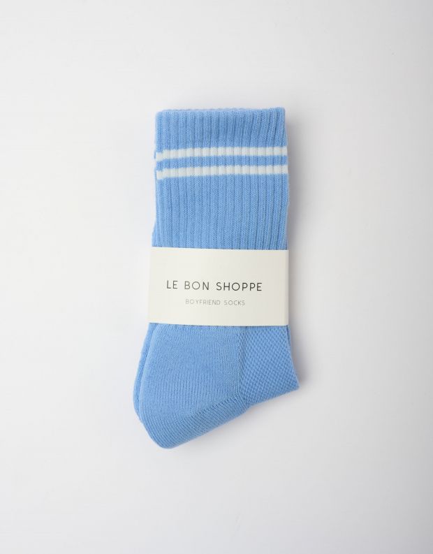 נעלי נשים - Le Bon Shoppe - גרביים BOYFRIEND - תכלת