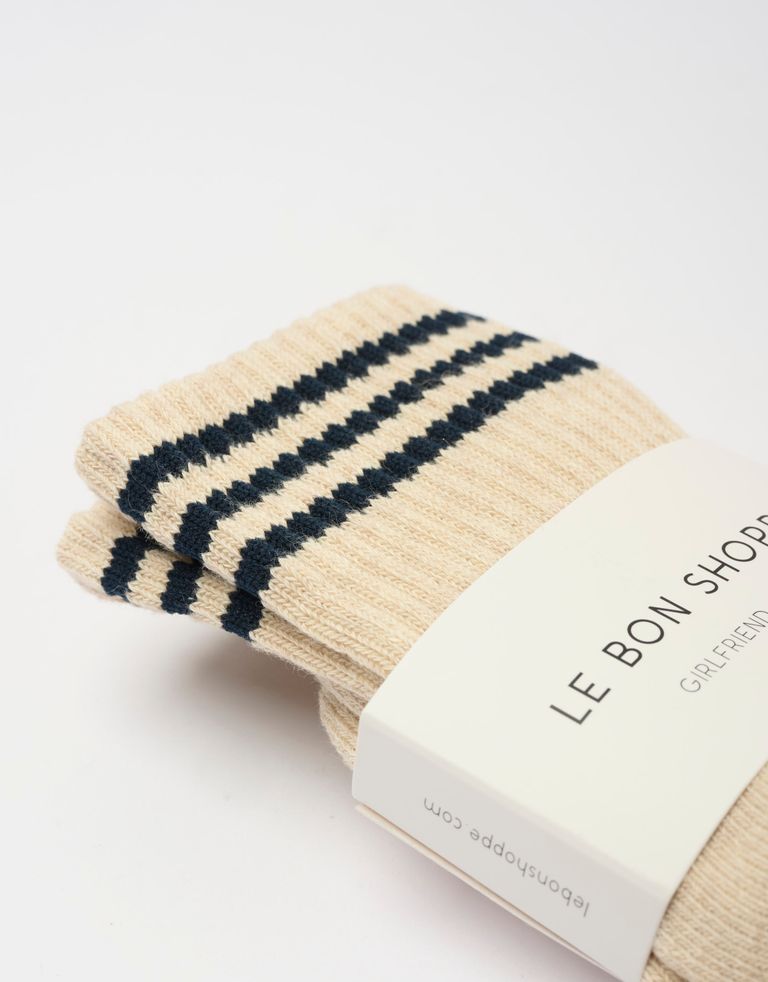 נעלי נשים - Le Bon Shoppe - גרביים GIRLFRIEND - בז'2