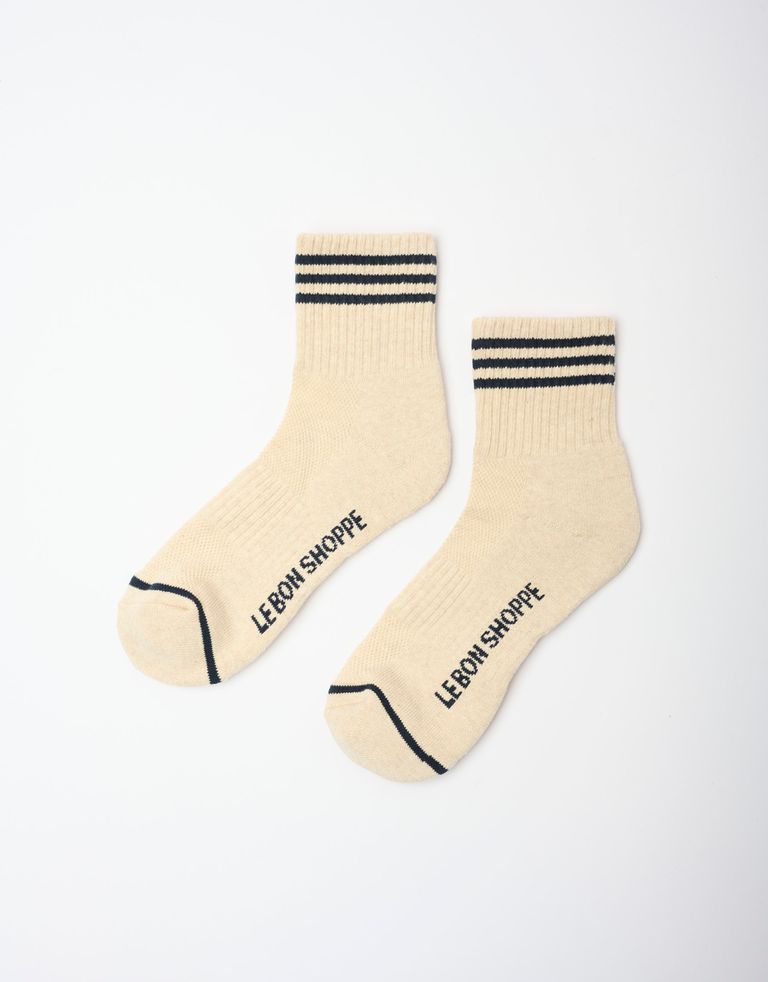 נעלי נשים - Le Bon Shoppe - גרביים GIRLFRIEND - בז'3