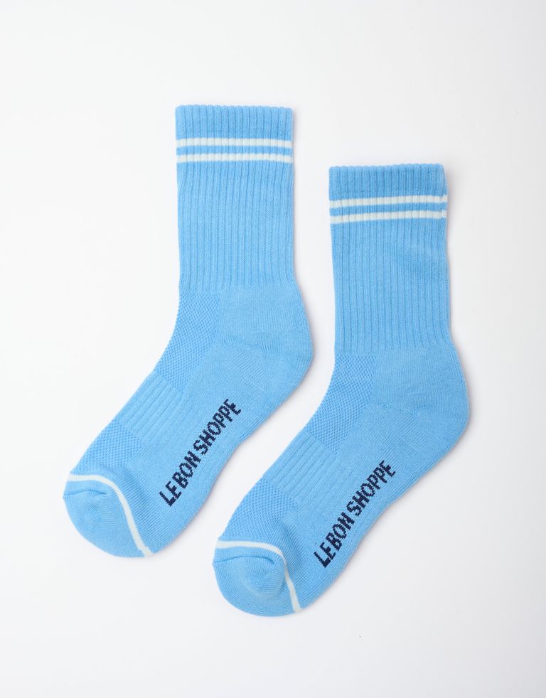 נעלי נשים - Le Bon Shoppe - גרביים BOYFRIEND - תכלת2