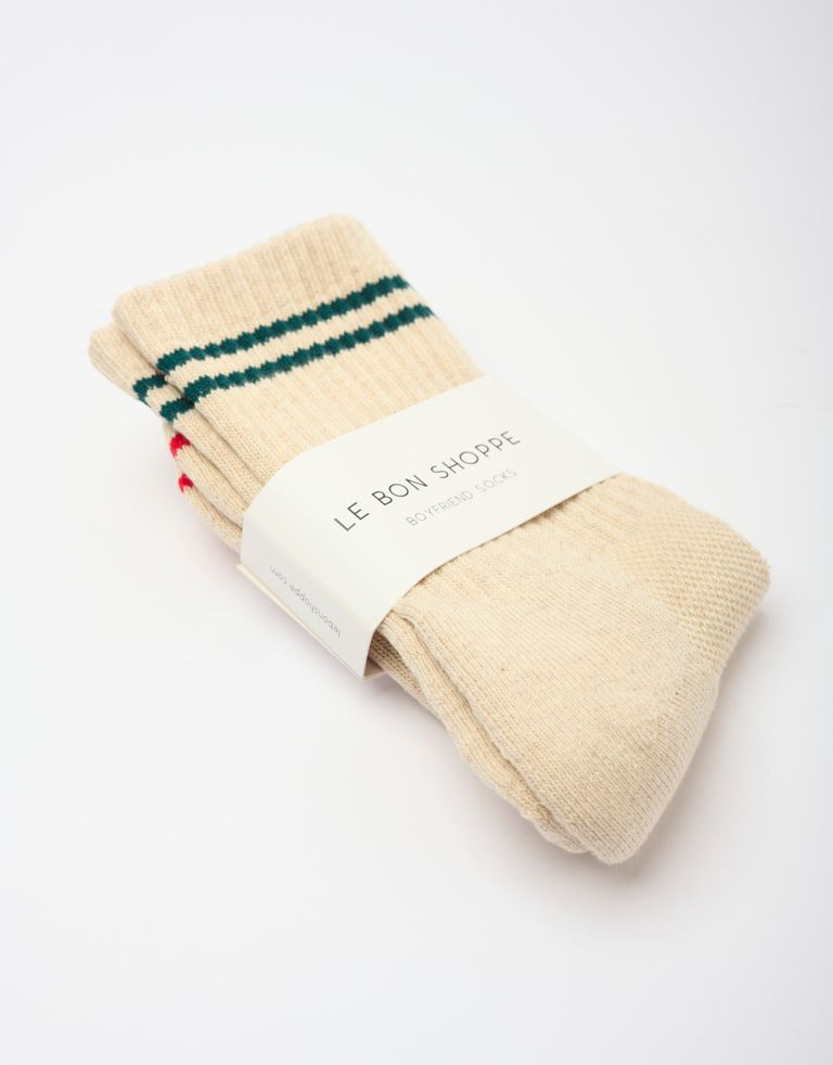 נעלי נשים - Le Bon Shoppe - גרביים BOYFRIEND - בז'4