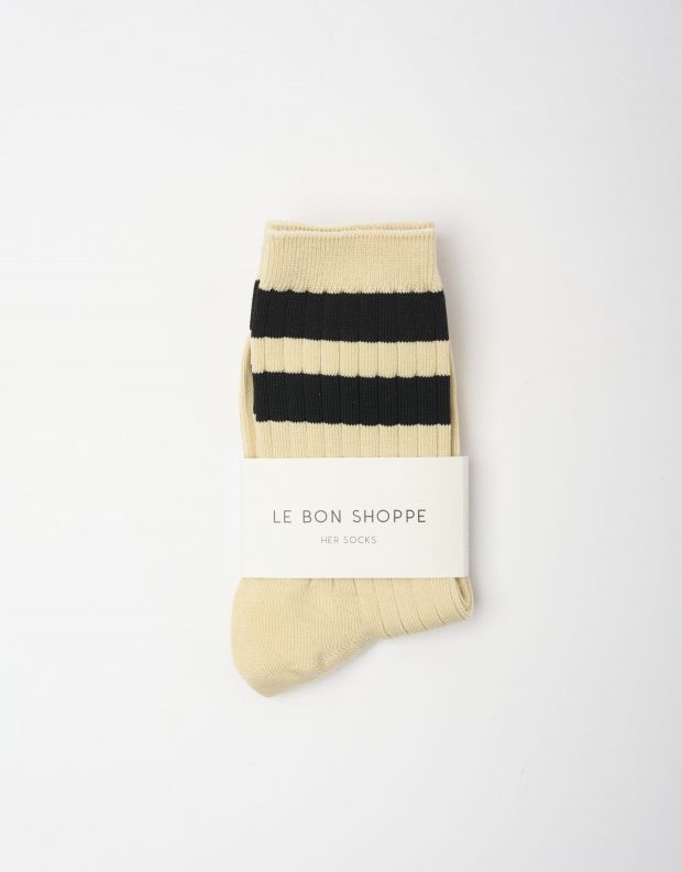 נעלי נשים - Le Bon Shoppe - גרביים HER VARSITY - אופוויט