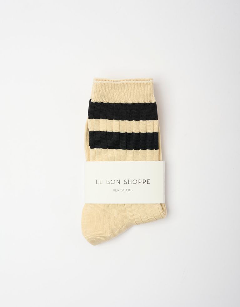 נעלי נשים - Le Bon Shoppe - גרביים HER VARSITY - אופוויט