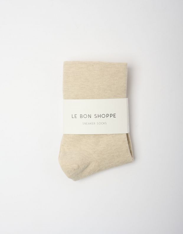 נעלי נשים - Le Bon Shoppe - גרביים SNEAKER - בז'