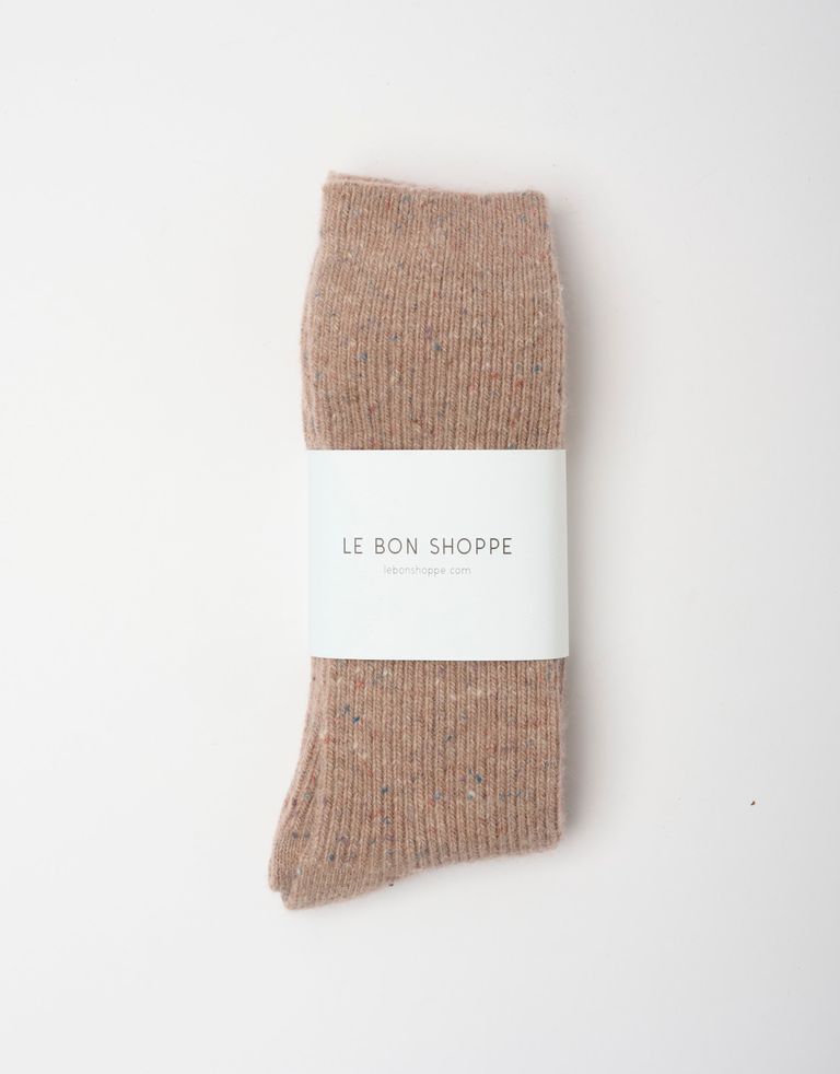 נעלי נשים - Le Bon Shoppe - גרביים SNOW - ורוד