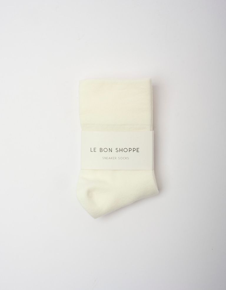 נעלי נשים - Le Bon Shoppe - גרביים SNEAKER - לבן