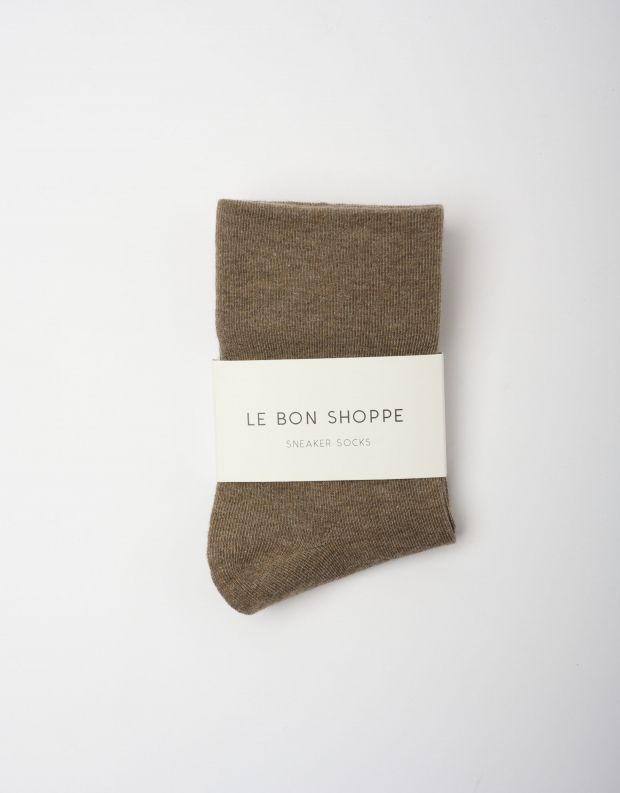 נעלי נשים - Le Bon Shoppe - גרביים SNEAKER - חום