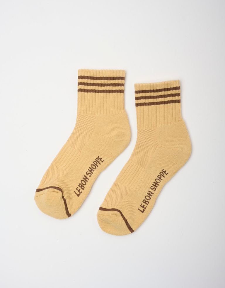 נעלי נשים - Le Bon Shoppe - גרביים GIRLFRIEND - חול2