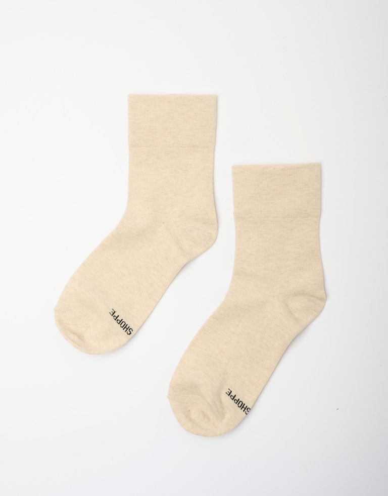 נעלי נשים - Le Bon Shoppe - גרביים SNEAKER - בז'2