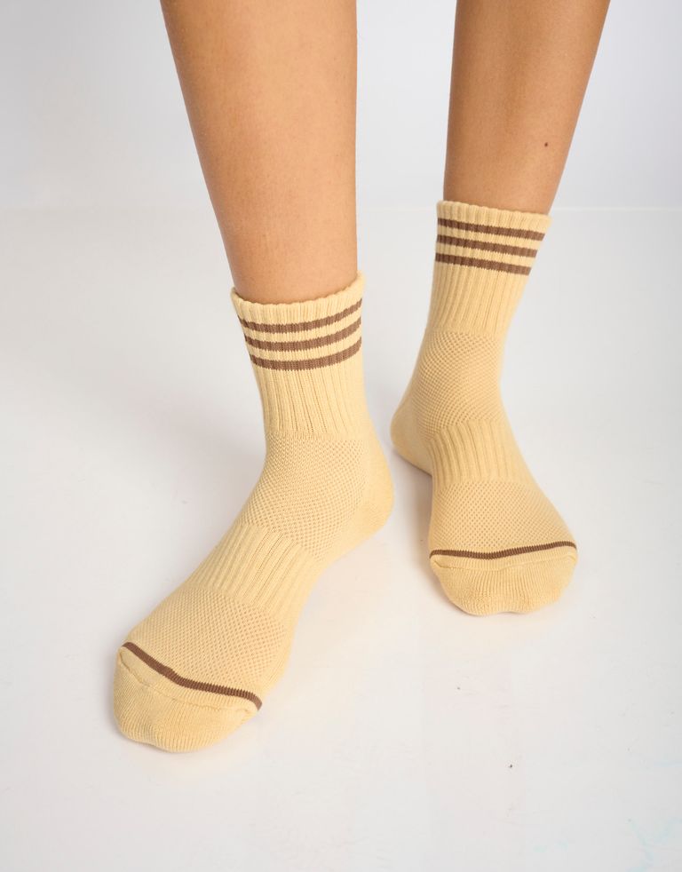 נעלי נשים - Le Bon Shoppe - גרביים GIRLFRIEND - חול4