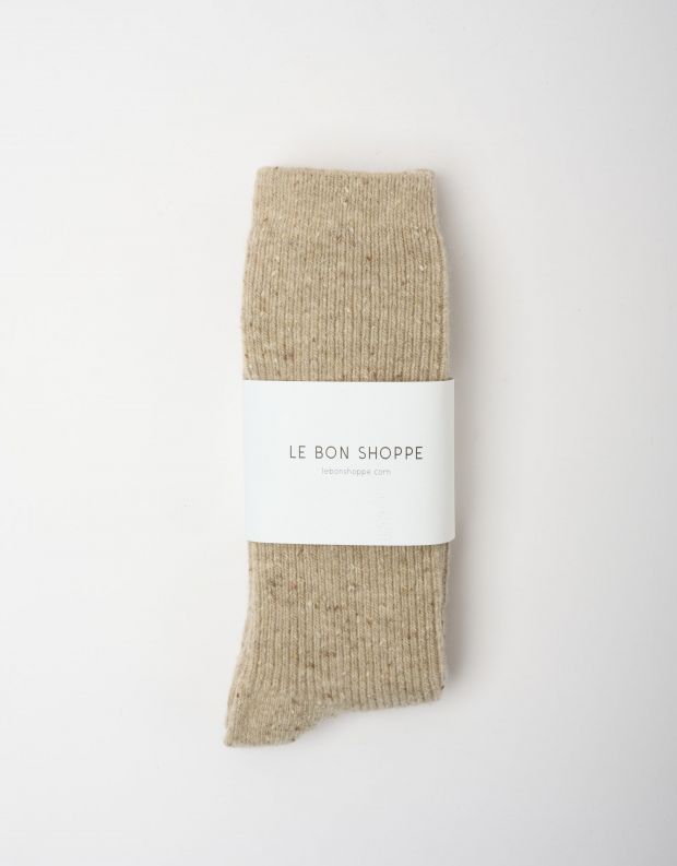 נעלי נשים - Le Bon Shoppe - גרביים SNOW - חום בהיר