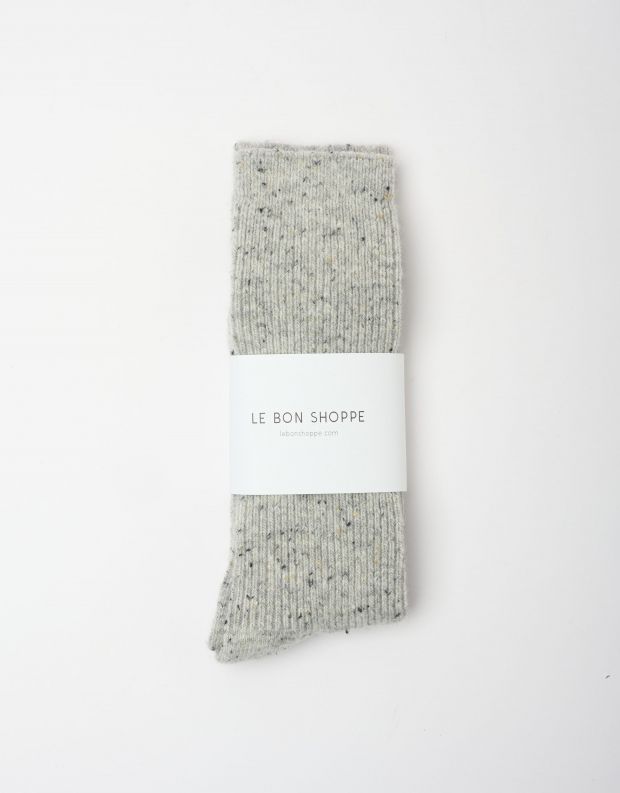 נעלי נשים - Le Bon Shoppe - גרביים SNOW - אפור   שחור