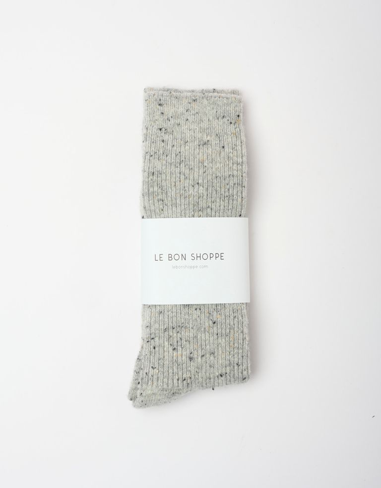 נעלי נשים - Le Bon Shoppe - גרביים SNOW - אפור   שחור