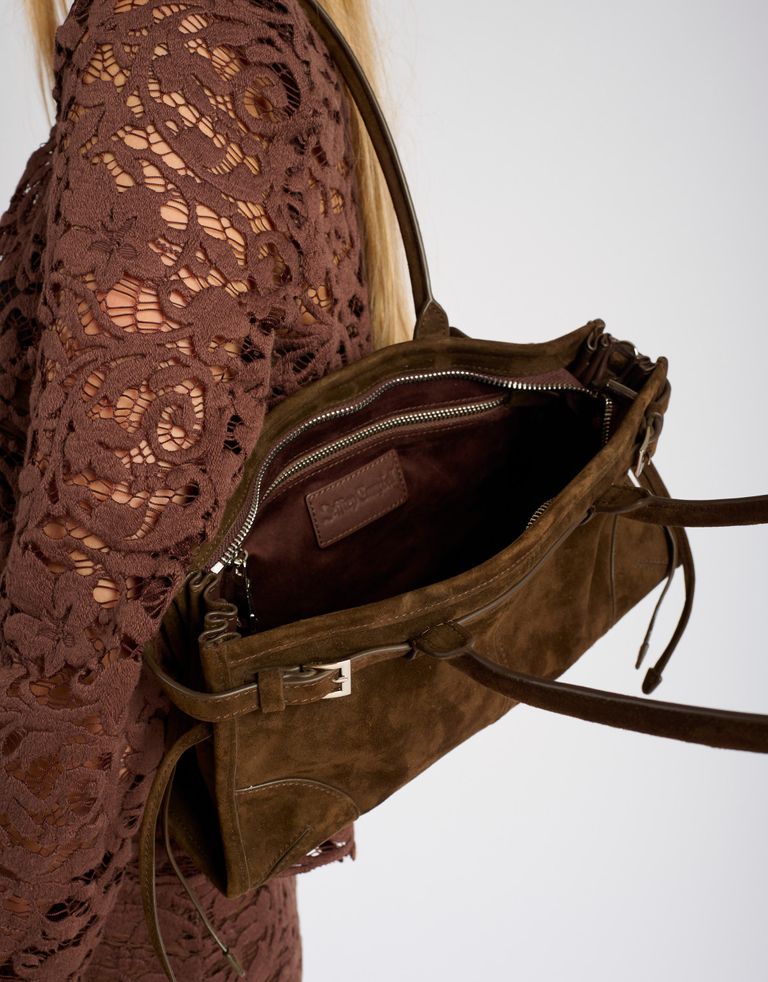 נעלי נשים - Jeffrey Campbell - תיק צד  PESKY - חום2