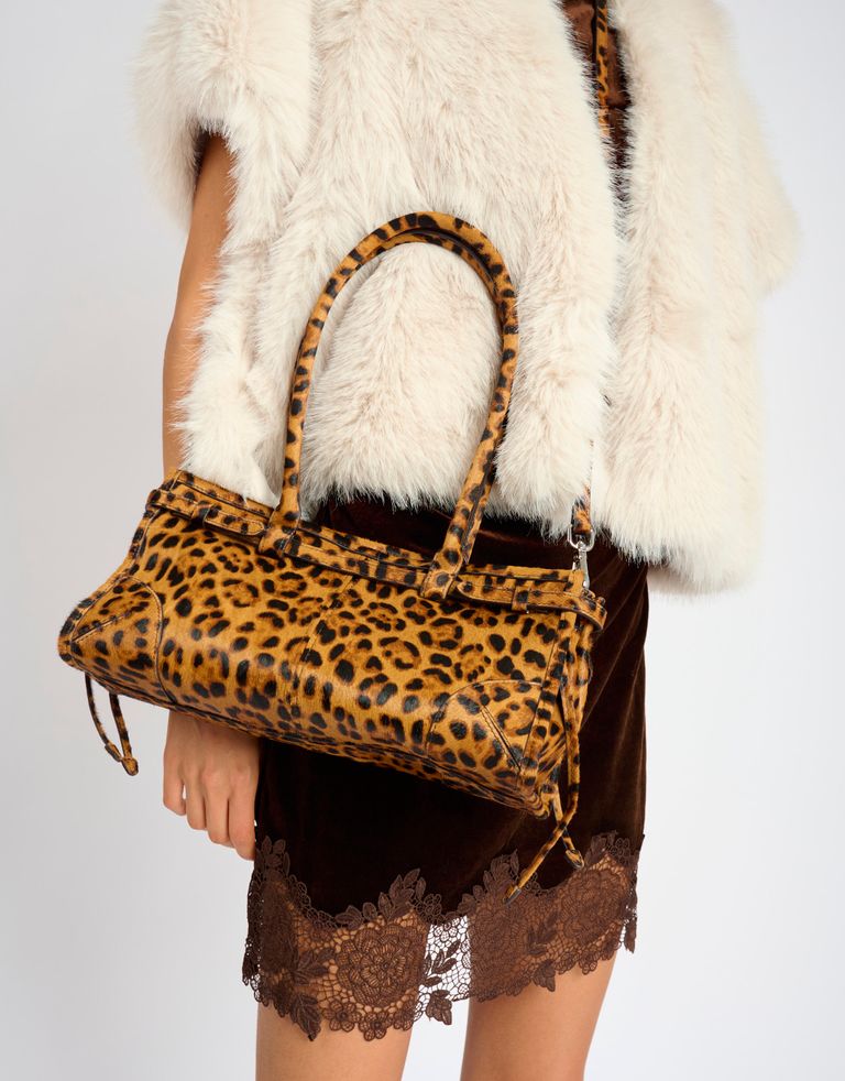 נעלי נשים - Jeffrey Campbell - תיק צד  PESKY - נמר4