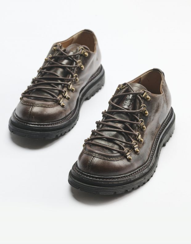 נעלי גברים - A.S. 98 - נעליים עם שרוכים STATIC - חום